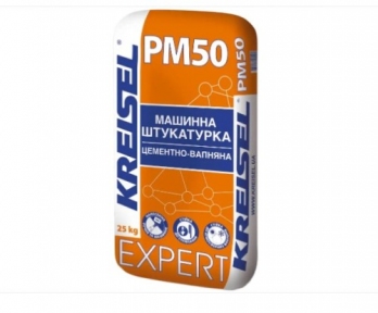Kreisel EXPERT PM50 Машинна штукатурка цементно-вапняна, 8-25 мм, 25 кг