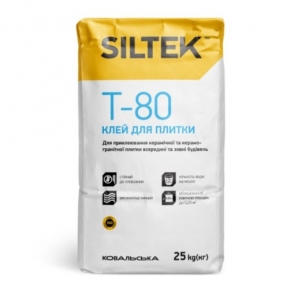 SILTEK Т-80/25кг Клей для плитки (пал. 54 шт.)