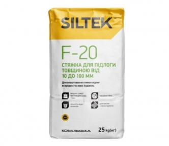 SILTEK F-20/25кг Стяжка для підлоги товщиною до 100 мм (пал.54 шт.)