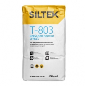 SILTEK Т-803/25кг Клей для плитки ГРЕС (пал.54 шт.)