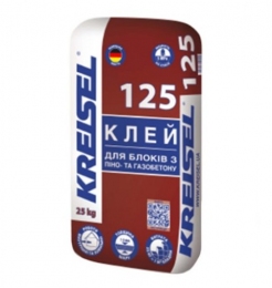 Kreisel 125 Суміш для кладки блоків з коміркового бетону  25кг (42)