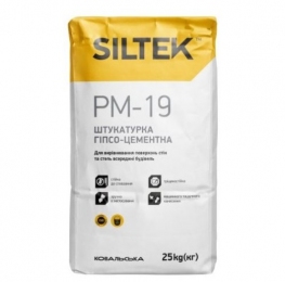 SILTEK Pro PМ-19/25кг Штукатурка гіпсо-цементна