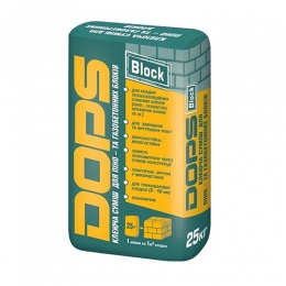 DOPS Клейова суміш для газо- і пено- блоків Dops Block /Зима (-5)
