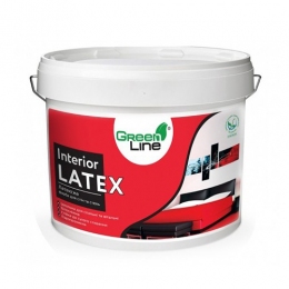 GREEN LINE Інтер'ерная латексна матова  фарба  Interior Latex 10 л/15 кг