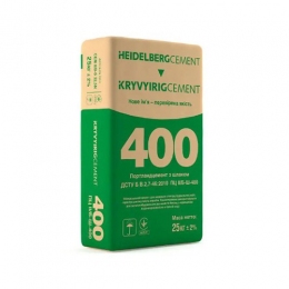 ЦЕМЕНТ М-400 БШ Д35, 25 кг