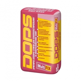 DOPS MultiFix  Армуюча клейова суміш для пінополістирольних і мінераловатних плит (-5) 25кг