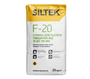 SILTEK F-20/25кг Стяжка для підлоги товщиною до 100 мм (пал.54 шт.)