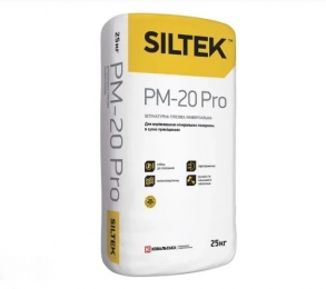 SILTEK Pro РМ-20/25кг Штукатурка гіпсова універсальна.