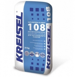 Kreisel 108 Клейова суміш д/натурал.камня біла еластична 25кг